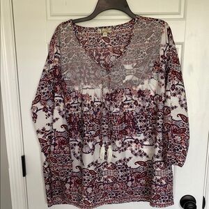 Floral Bohemian Women's Top - Tanzara